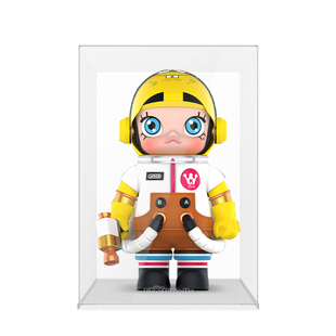 适用PPMT泡泡玛特MOLLY展示盒1000%大号手办收纳400%亚克力展示盒