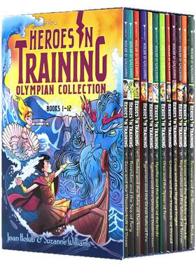 奥林匹斯神话故事12册盒装  Heroes in Training Olympian Collection Books 1-12 英文原版小说英雄在磨练儿童英语初级章节桥梁书