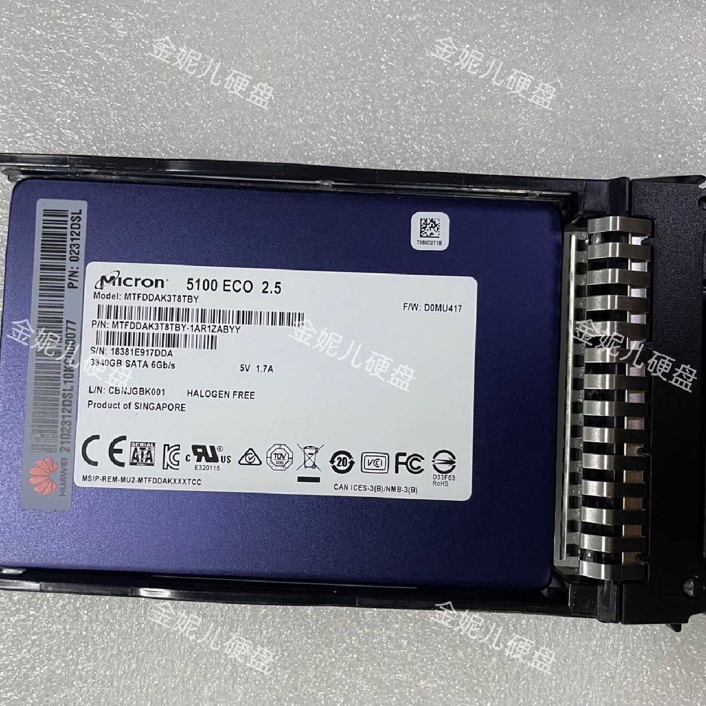 【请询价】 原装02312DSL 3.84T 3840G SA - 实物图
