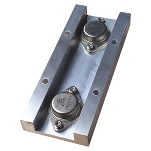 凹槽金封管铝导热桥120毫米长8元一只