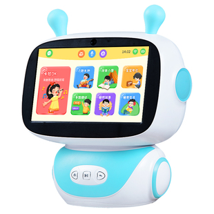 儿童智能机器人学习机幼儿宝宝启蒙早教机对话故事机动画片播放器