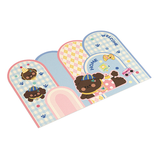 Hi皮小狗2026新款皮革入户地垫家用门口玄关内外防滑耐磨除尘脚垫