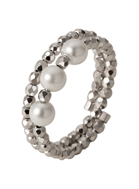 素图女925银极简轻奢戒指女小众