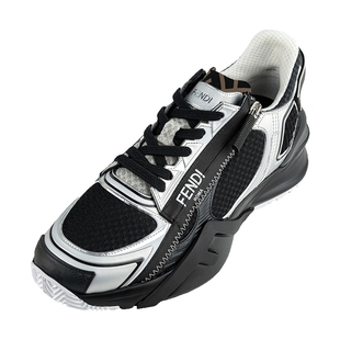FENDI芬迪男经典 Flow logo 休闲运动鞋男士2025春秋新款XY限定
