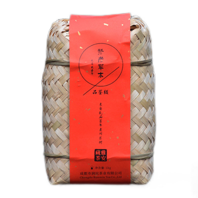磐岩草木乱石茶园雅安藏茶花香甜