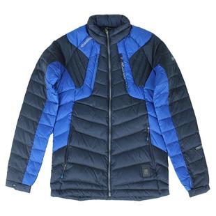 韩国拼色羽绒服男立领休闲保暖外套短款男士户外登山服白鸭绒防风