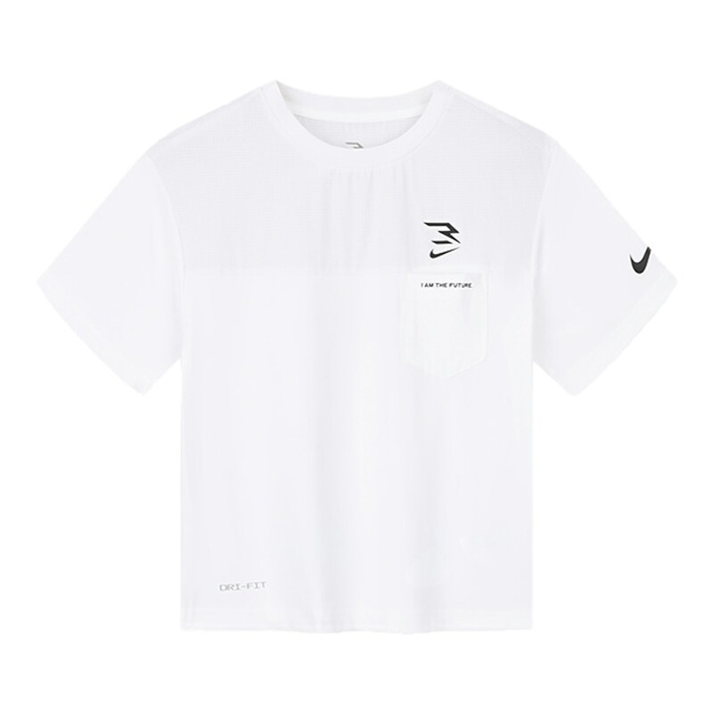 【速干】Nike 3brand童装儿童短袖T恤2026夏季新款男女童白t上衣
