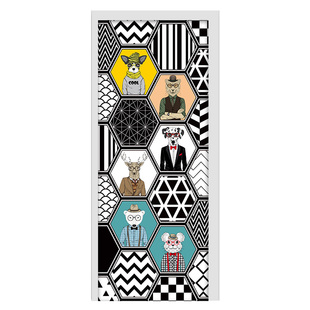 加厚包门贴纸整张木门翻新自粘卧室个性创意房间北欧装饰防水宿舍