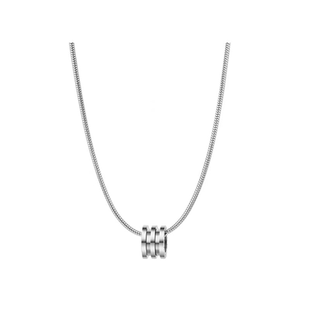 云旗同款项链小蛮腰郝熠然男士简约小众轻奢秋冬男生礼物饰品银色