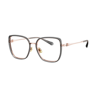 BOLON暴龙近视眼镜框25新品轻钛架猫眼潮流百搭蝶形镜架女BA6066