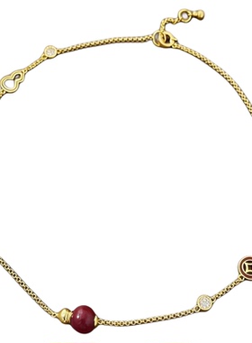 新中式红色朱砂葫芦吊坠项链女董生活推荐方枪枪同款多戴新年福禄