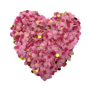 1cm五彩纸屑圆片气球填充生日派对婚庆装饰品小碎片 散装 500g/包