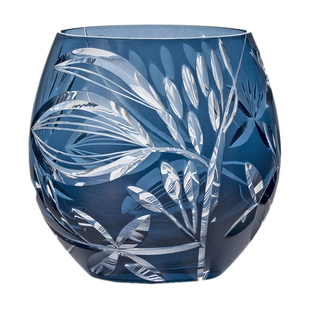 日式水晶玻璃杯洋酒红酒杯威士忌杯江户切子手工雕刻装饰家用礼品