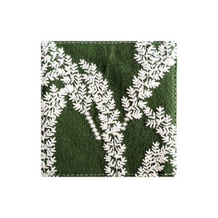 Hi Colorlife麦穗杯垫ins风复古刺绣布艺杯垫家用隔热垫茶杯垫子