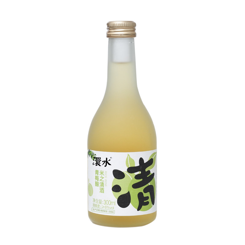 澴水米之清酒青梅果酒酿糯米酒酿6度低度微醺甜酒特产发酵酒300ml