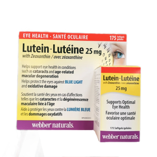 本周特价 175粒 加拿大直邮伟博Webber叶黄素Lutein 阻蓝光25mg