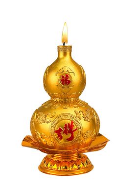 聚宝盆蜡烛节日庆典佛堂供佛专用蜡烛招财聚财聚福元宝莲花灯蜡烛