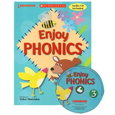 学乐畅享自然拼读法 第三册 英文原版 Scholastic Enjoy Phonics 3 幼儿自然拼读教材 英文版