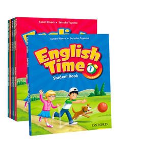 包邮原版进口少儿小学英语教材牛津英语 English Time1-6年级小学综合主教材听说读写 故事形包含书本练习册在线成长手册 在家自学
