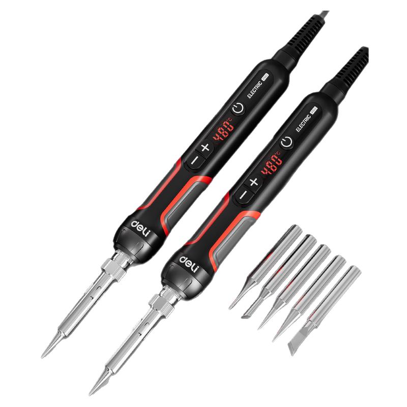 得力电烙铁家用小型维修烙铁焊接神器焊锡枪专业级电焊锡焊电洛铁