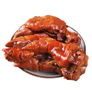 宋家 猪耳猪尾猪皮猪蹄共7袋独立真空包装肉类熟食全猪宴礼品盒