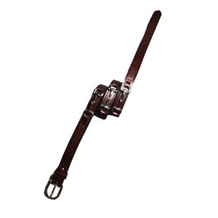 英式马术腰带牛皮衔铁元素男女马术皮带骑马皮带纯牛皮马术裤皮带