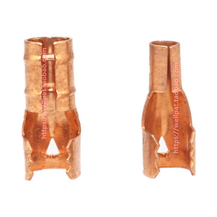 燃烧机铜接头高压线点火针端子电极火花塞高压包鼻子铜大头铜小头