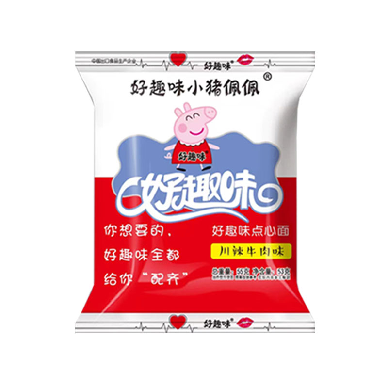 好趣味干脆面多种口味口感香脆