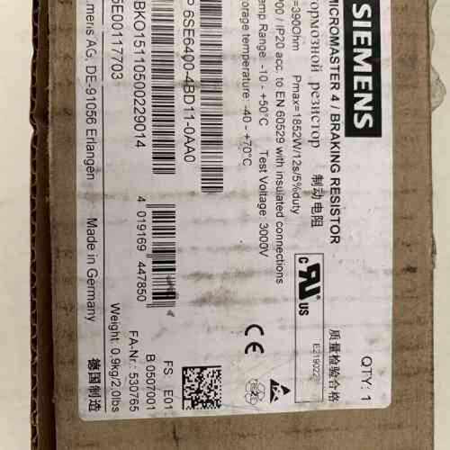 议价6SE6400-4BD11-0AA0 实物拍摄 未使用