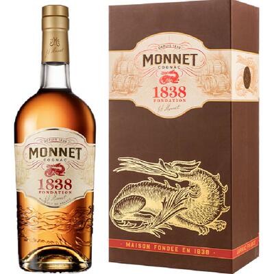 法国莫奈1838干邑白兰地700ml