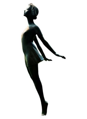 玻璃钢芭蕾舞女孩雕塑人物铜雕像户外公园景观商业街校园装饰摆件