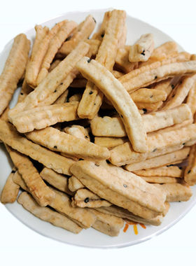 非油炸香酥芝麻年糕条