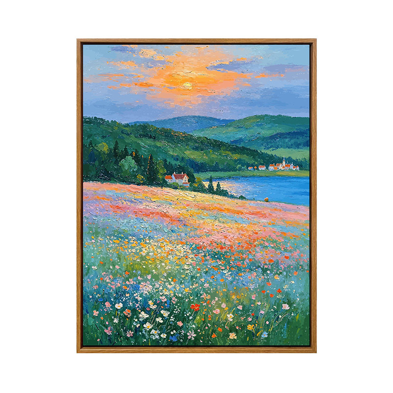 雅调花海diy数字油画材料包全套