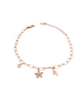 Chomel精致花儿小草夏天花园手链