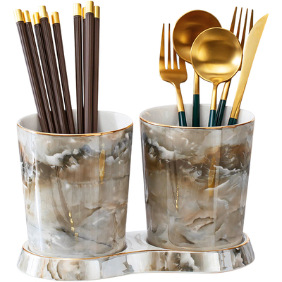 杜兰朵皇朝轻奢高级感陶瓷筷子筒