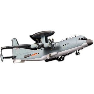 1:100空警500预警机模型合金KJ500飞机模型纪念仿真航模摆件礼品