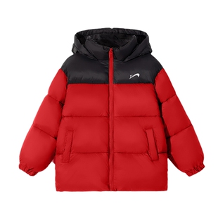 贵人鸟童装男童棉服女童红色过年面包棉衣儿童冬季加厚保暖拜年服