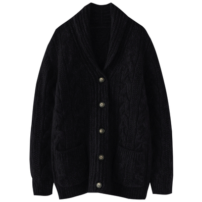 启超高端100%纯山羊绒衫