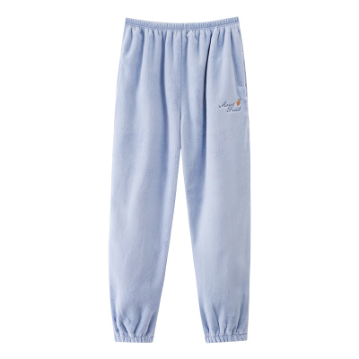 [加绒加厚]芬腾可安法兰绒睡裤女