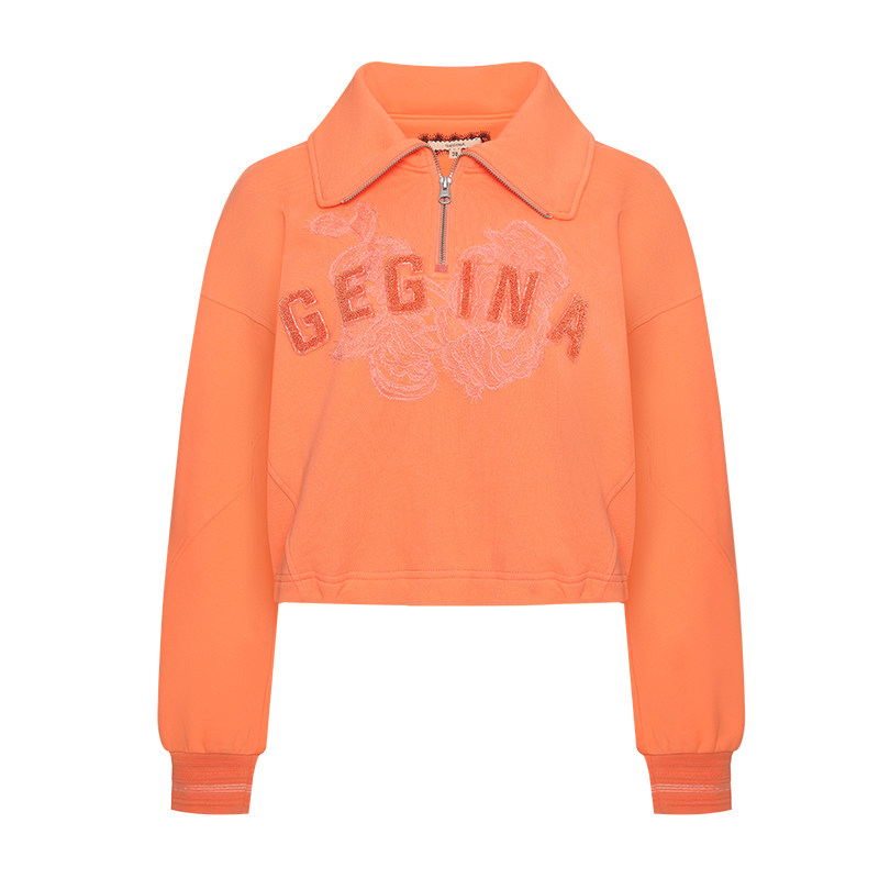 秋冬纯色百搭女士卫衣GEGINA