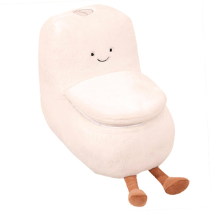 新款恶搞卫生间F4毛绒玩具创意抽水马桶卫生纸皮搋子粑粑公仔礼物