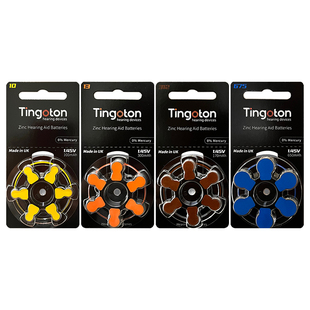 听工场助听器电池a10a13a312瑞声达峰力西门子通用纽扣电子黑卡