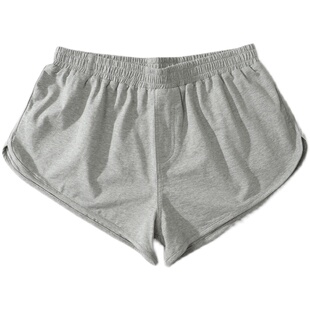 男士纯棉超短裤 二分裤家居睡裤 透气性感阿罗裤骚男内裤 个性潮