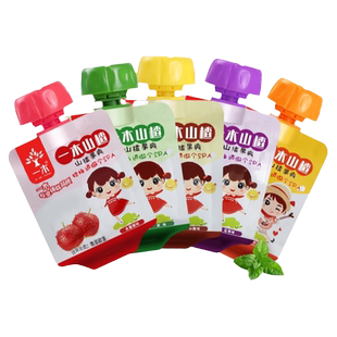 【0添加剂】一木山楂果爽可吸入果泥网红休闲零食山楂果酱酸甜脯