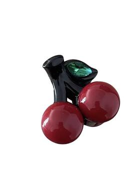 巨显白！红色樱桃小抓夹