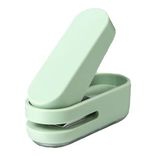 得力打孔器圆环孔小型打孔机单孔手动活页本装订档案资料手工diy儿童卡片圆形打洞器迷你a4纸本子手帐幼儿园