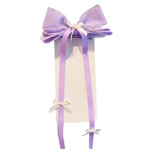 儿童立体蝴蝶结发夹女孩可爱女童夹子头饰2026新款宝宝高颜值发卡