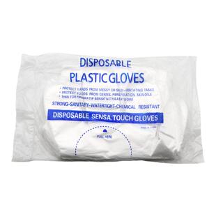 一次性手套理发店美发工具pvc透明薄膜加厚耐用染美发洗头专用品
