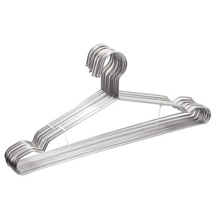 304不锈钢衣架 家用成人加粗的凉晾衣撑架子铁晒衣服撑子挂钩衣挂