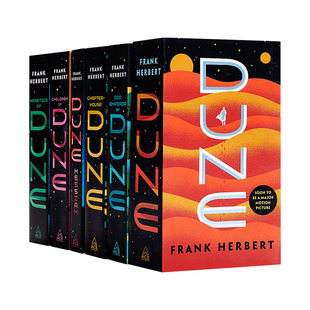 美版Dune沙丘六部曲全套6册英文 沙丘英文原版 沙丘小说英文版 沙丘电影原著小说可搭沙丘设定集 弗兰克赫伯特 星云奖雨果奖